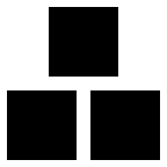 Module Three Icon from Sharp Solid Set