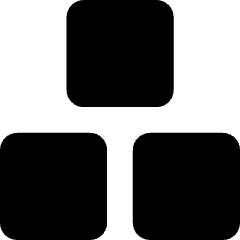 Module Three Icon from Core Solid Set