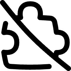 Puzzle Extension Off Disabled Icon from Flex Line Set