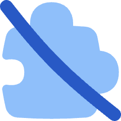 Puzzle Extension Off Disabled Icon from Flex Flat Set