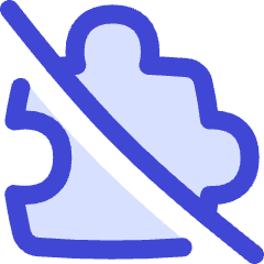 Puzzle Extension Off Disabled Icon from Flex Duo Set