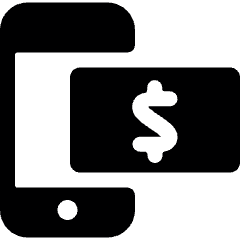 Monetization Phone Icon from Ultimate Bold Set