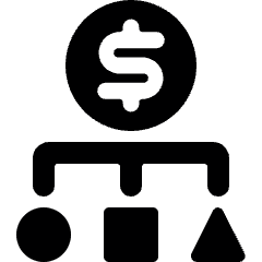 Monetization Structure Icon from Ultimate Bold Set