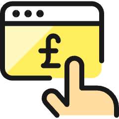 Monetization Touch Browser Pound Icon from Ultimate Colors Set