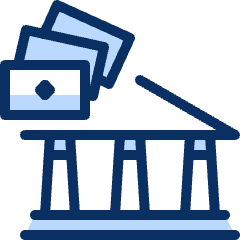 Bank 1 Icon from Cyber Duotone Set