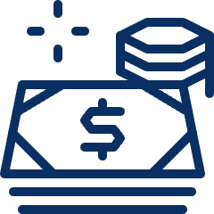 Bank Note Coin Stack Icon from Cyber Line Set