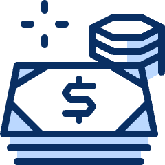 Bank Note Coin Stack Icon from Cyber Duotone Set