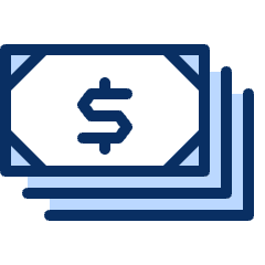 Bank Notes 1 Icon from Cyber Duotone Set