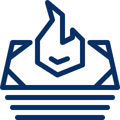 Bank Notes Fire Icon from Cyber Line Set