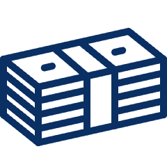 Bank Notes Stack Icon from Cyber Line Set