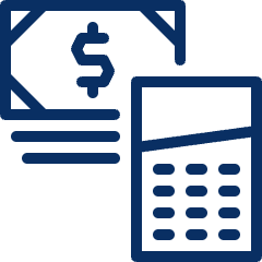 Cash Calculator Icon from Cyber Line Set