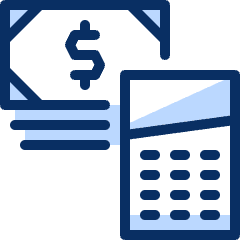 Cash Calculator Icon from Cyber Duotone Set