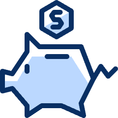 Piggy Bank Icon from Cyber Duotone Set