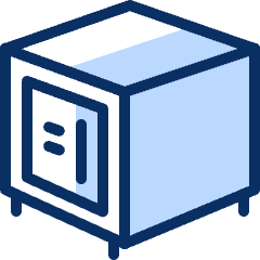 Safe 2 Icon from Cyber Duotone Set