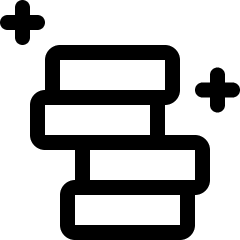 Accounting Coins Stack 1 Icon from Ultimate Regular Set