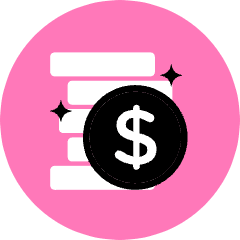 Coins Icon from Kameleon Pop Set