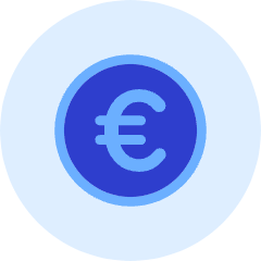 Euro Coin Icon from Kameleon Duo Set