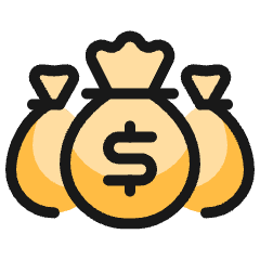 Money Bags Icon from Ultimate Colors Set