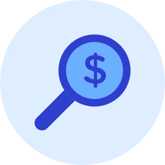 Money Search Icon from Kameleon Duo Set