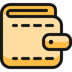 Money Wallet 1 Icon from Ultimate Colors Set