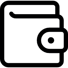 Money Wallet 1 Icon from Ultimate Regular Set