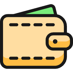 Money Wallet Icon from Ultimate Colors Set