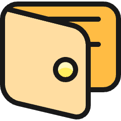 Money Wallet Open Icon from Ultimate Colors Set