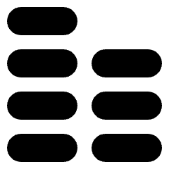 Stacked Coin 1 Icon from Nova Solid Set