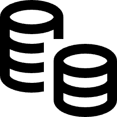 Stacked Coin Icon from Nova Line Icons Set