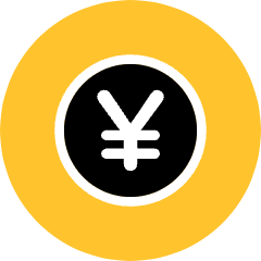 Yen Coin Icon from Kameleon Pop Set