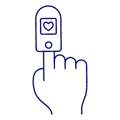 Heart Rate 1 Illustration from UX Line Set