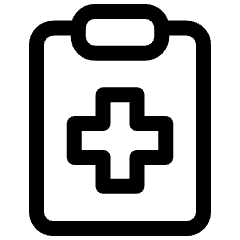 Checkup Chart Icon from Ultimate Regular Set