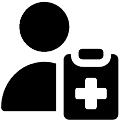 Checkup Person Chart Icon from Ultimate Bold Set
