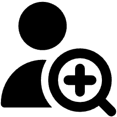 Checkup Person Icon from Ultimate Bold Set