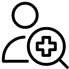 Checkup Person Icon from Ultimate Light Set