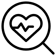 Diagnostic Heart Rate Icon from Ultimate Light Set