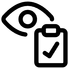 Eye Checkup Chart 2 Icon from Ultimate Regular Set