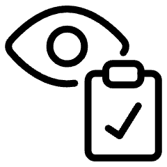 Eye Checkup Chart 2 Icon from Ultimate Light Set