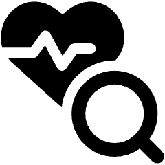 Healthcare Diagnostic Heart Rate Icon from Ultimate Bold Set