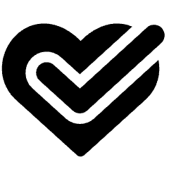 Heart Approve 1 Icon from Ultimate Bold Set