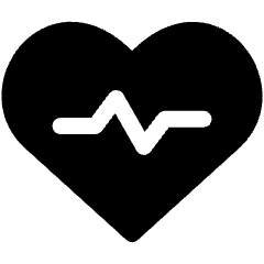 Heart Rate Pulse Icon from Ultimate Bold Set