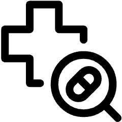Medicine Drug Search Icon from Ultimate Regular Set