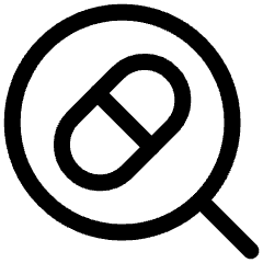 Medicine Search 4 Icon from Ultimate Regular Set