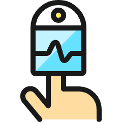 Monitor Heart Beat Touch Icon from Ultimate Colors Set