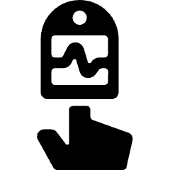 Monitor Heart Beat Touch Icon from Ultimate Bold Set