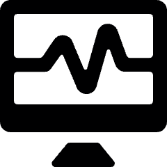 Monitor Heart Desktop Icon from Ultimate Bold Set