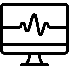 Monitor Heart Desktop Icon from Ultimate Light Set