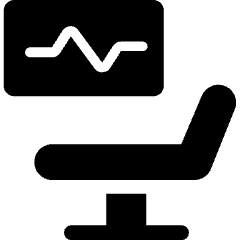 Monitoring Bed Icon from Ultimate Bold Set