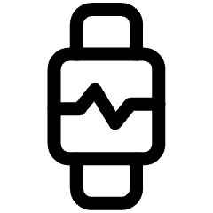 Tracker Smartwatch Icon from Ultimate Regular Set