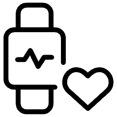 Tracker Smartwatch Heart Rate Icon from Ultimate Light Set
